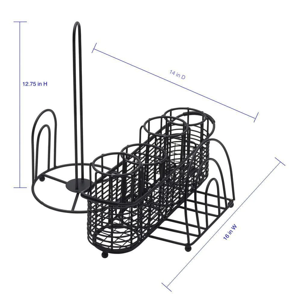 Art Deco Hostess Buffet Storage Caddy - Image 4
