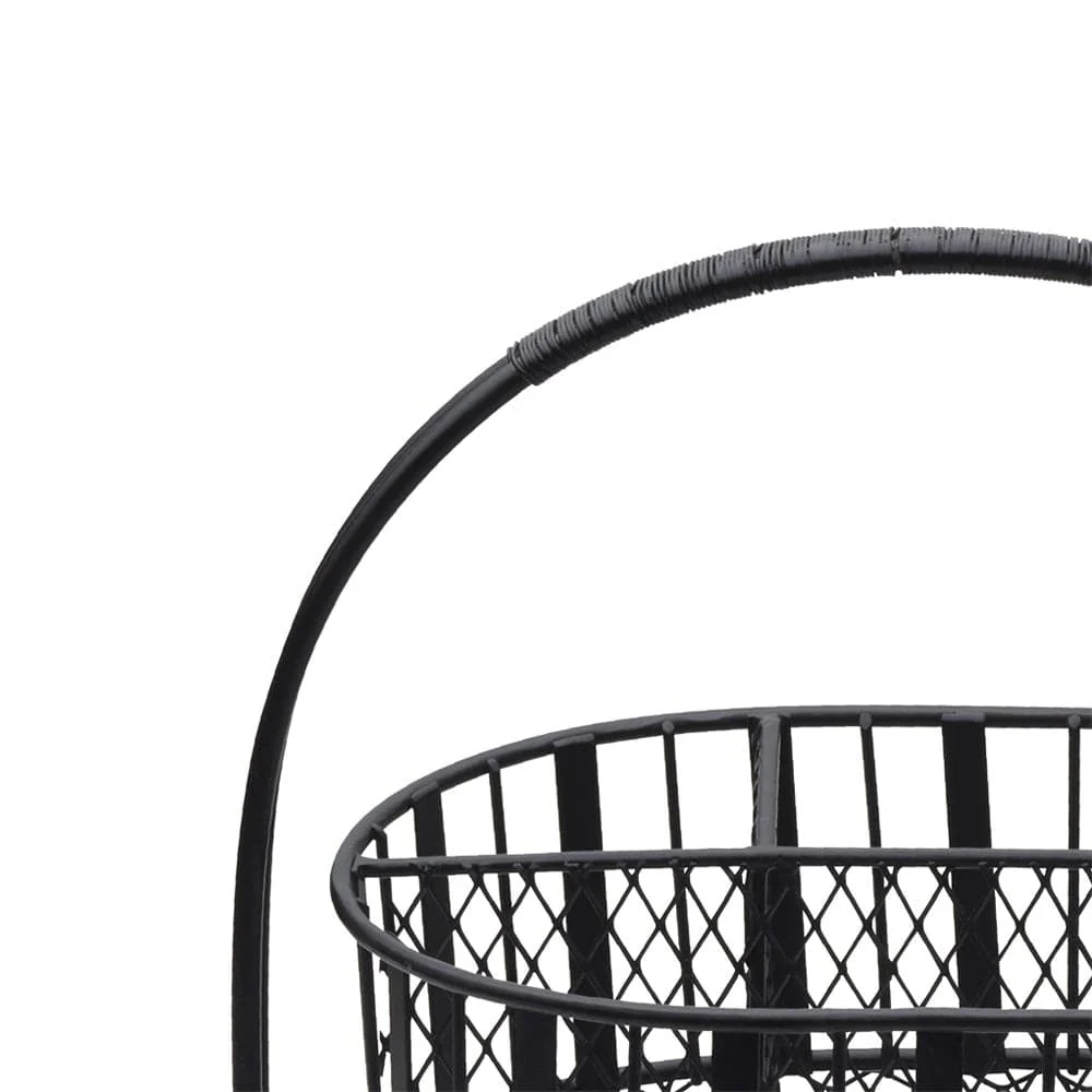 Band and Stripe Swivel Hostess Buffet Storage Caddy - Image 5