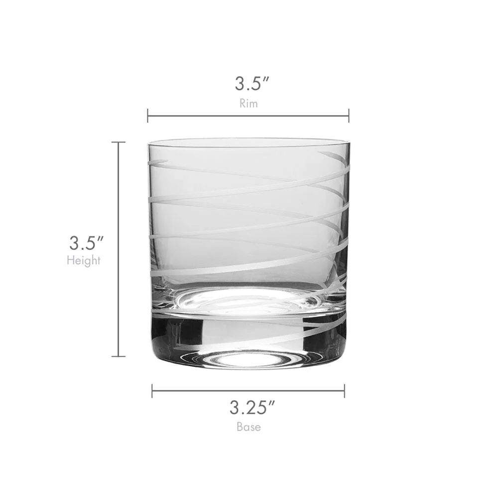 Cheers® Set of 4 Double Old Fashioned Whiskey Glasses - Image 7