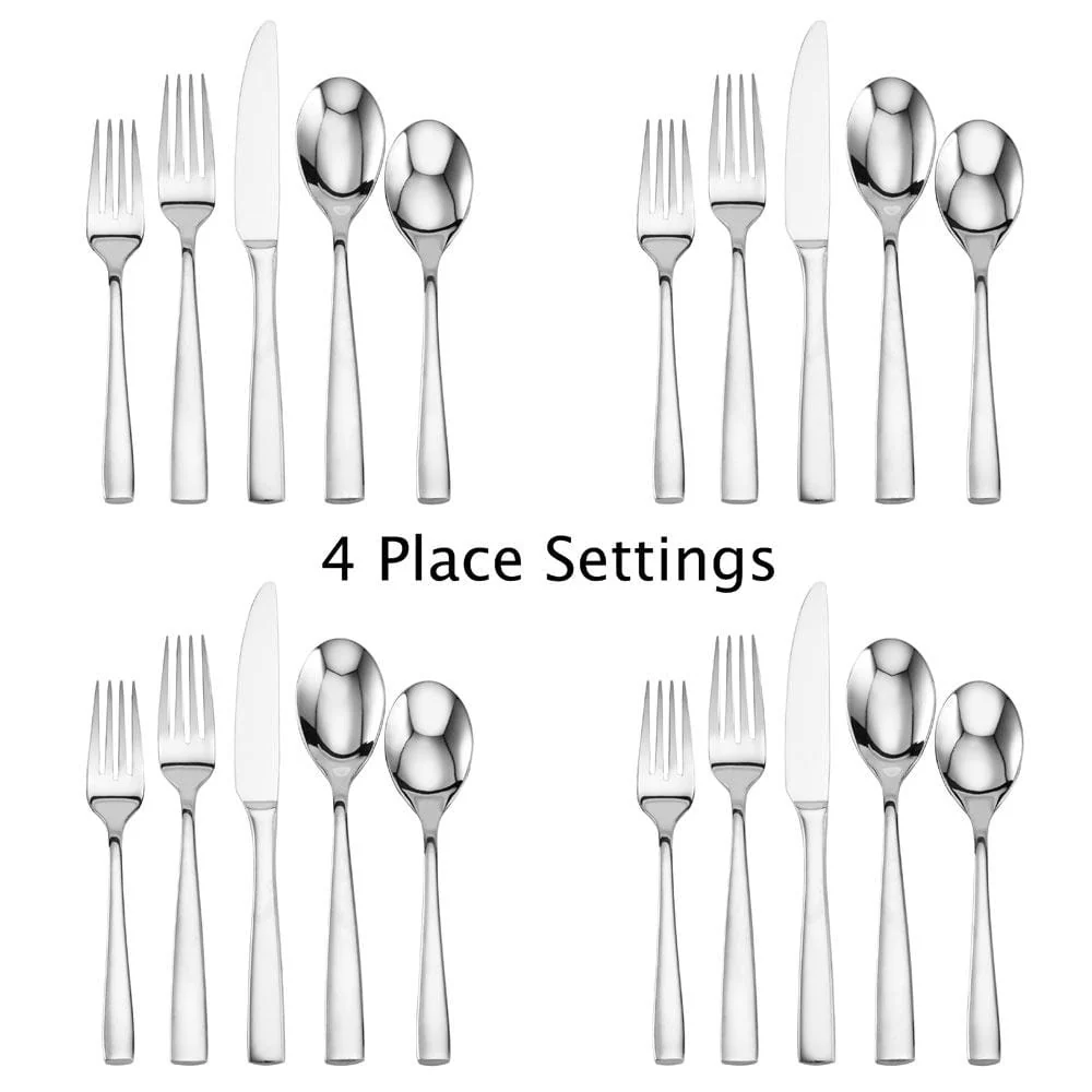 Delano Forged 20 Piece Flatware Set, Service for 4 - Image 3