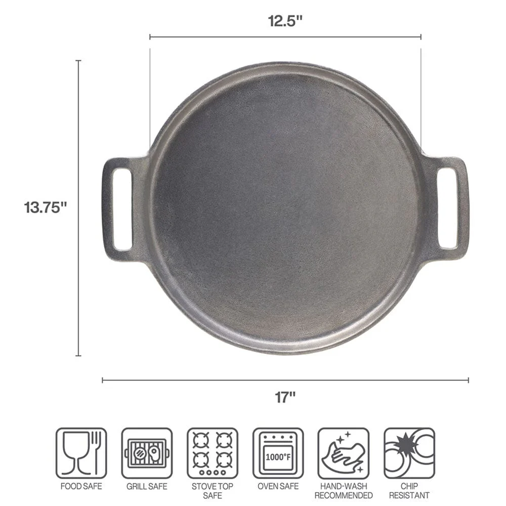 Gourmet Grillware Handled Pizza Tray - Image 4