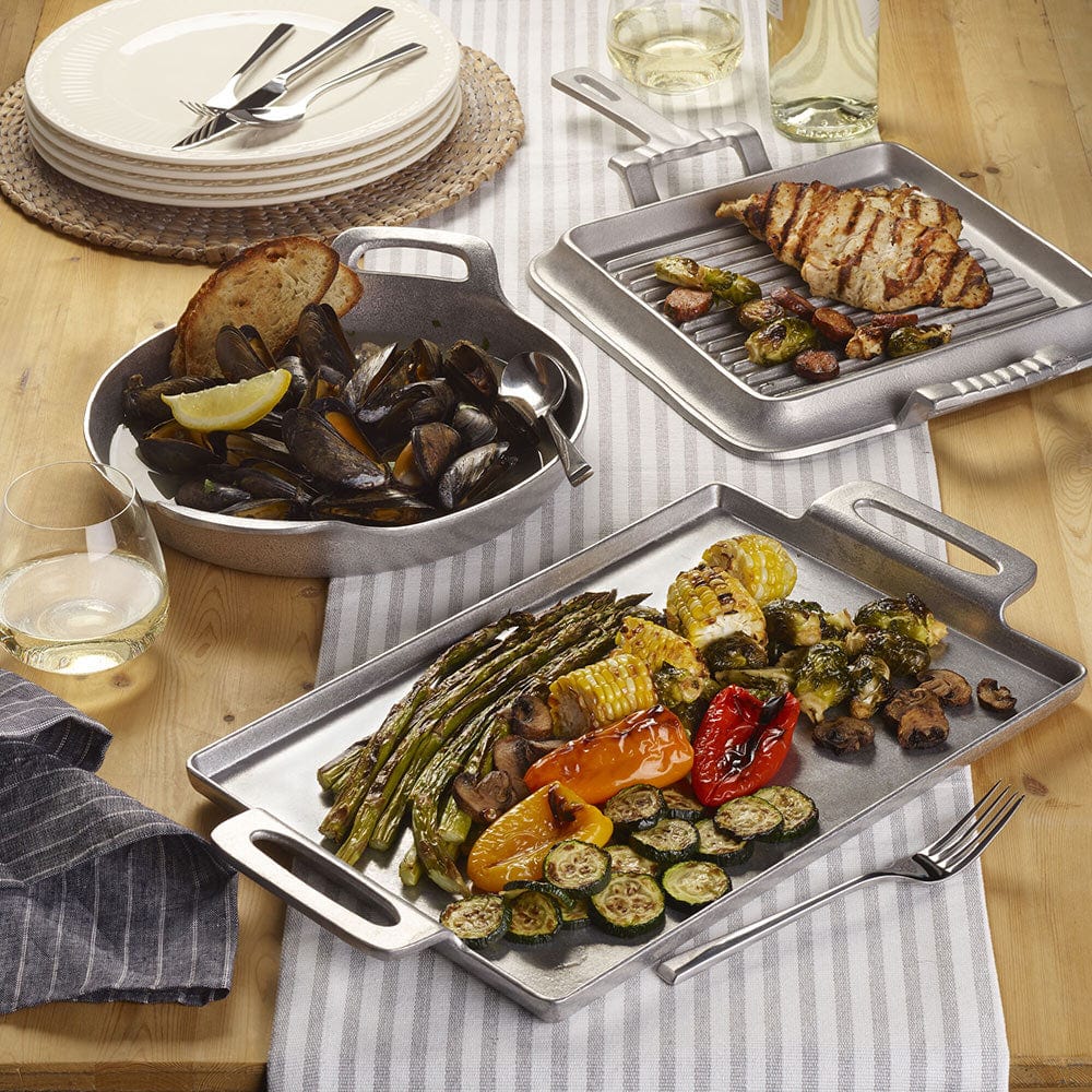 Gourmet Grillware Square Griddle with Handles - Image 3