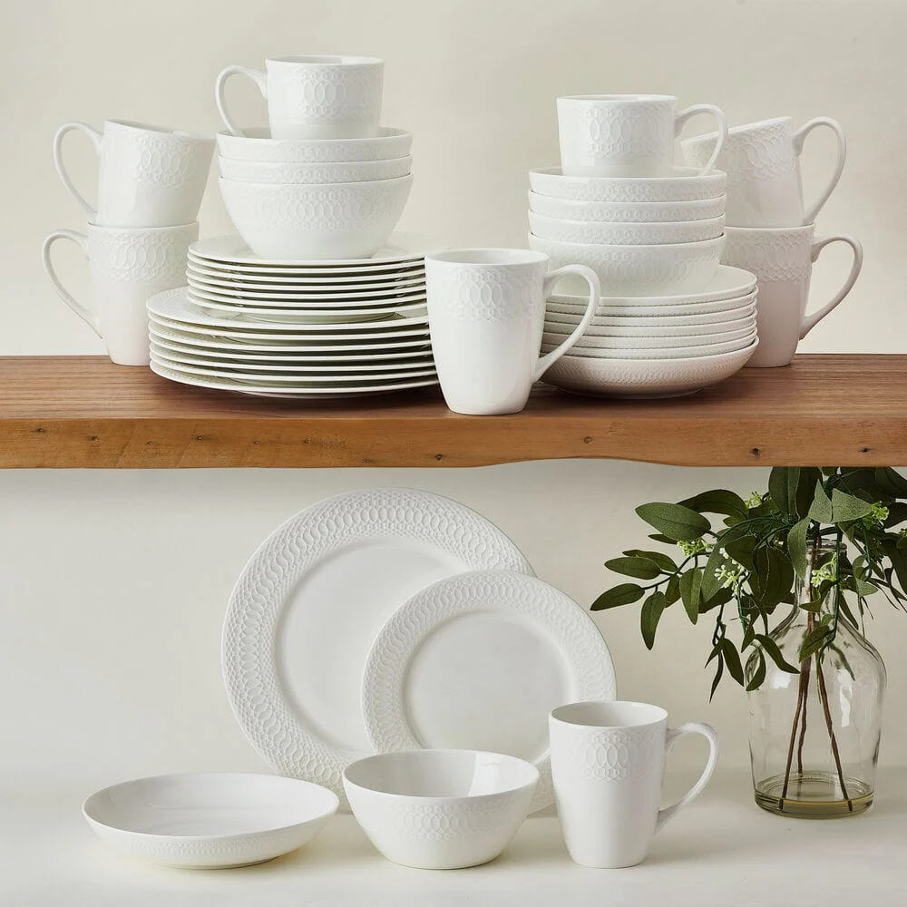 Levi 40 Piece Dinnerware Set, Service for 8 - Image 11