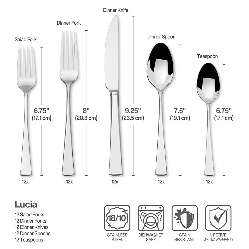 Lucia 20 Piece Flatware Set, Service for 4 - Image 5