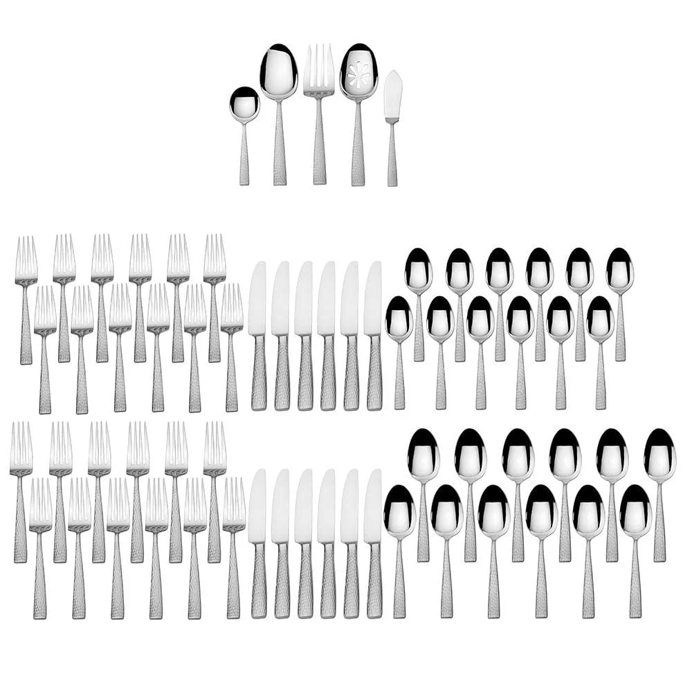 Oliver Mirror 65 Piece Flatware Set, Service for 12 - Image 3
