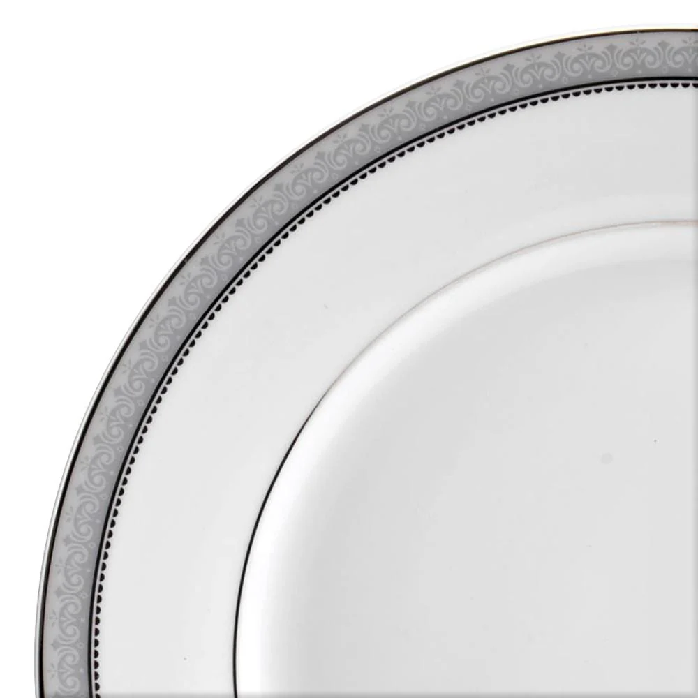 Platinum Crown 40 Piece Dinnerware Set, Service for 8 - Image 3
