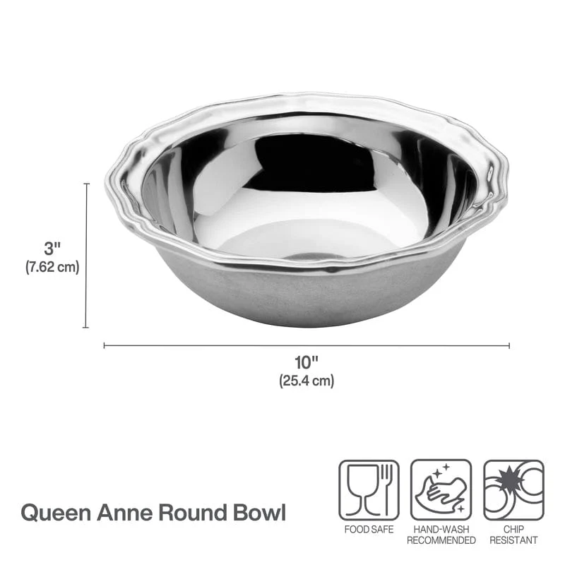 Queen Anne Medium Round Bowl - Image 5