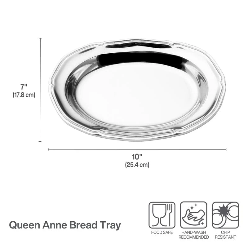 Queen Anne Small Oval Tray - Image 5