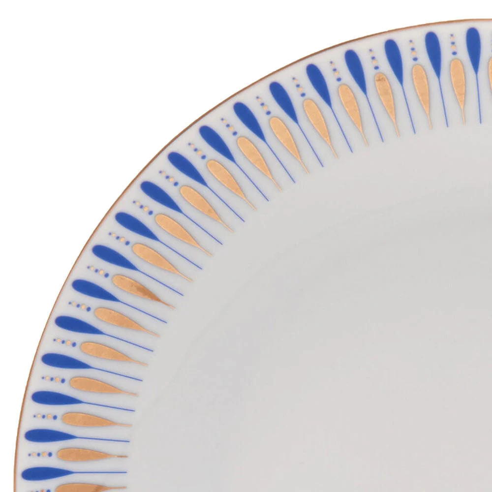 Starburst Blue 32 Piece Dinnerware Set, Service for 8 - Image 4