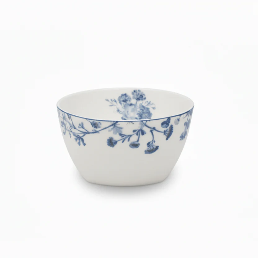 Wildflower Garden Blue Set of 6 Fruit Bowls - Image 3